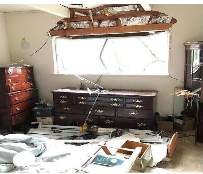 Ceiling collapsed